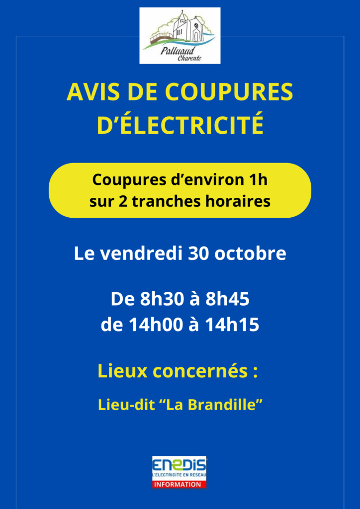 Coupures d'électricité